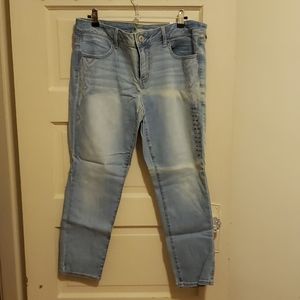 AE low rise super skinny jegging ankle size 14